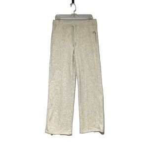 RBX Sweatpants Loungwear Womens Med Ivory Variegated Fleece Outdoors Cozy